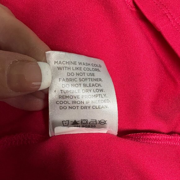 Sport-Tek Top Womens Size Large Fuchsia Long Sleeve Pullover Comfy Activewear - Picture 7 of 9